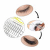 Picture of Volume Lash Extensions 3D 4D 5D 6D 0.07 0.10 MIX9-16 12-15 8-18mm C D Curl Premade Fans Volume Eyelash Extensions Long Stem(4D 0.07mm D Curl 15mm)