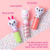 Picture of Lip Smacker Lippy Pals, Unicorn, Panda, Kitten, Lip balm for Kids - Foxy Apple, Hoppy Carrot Cake, Strawberry Llama