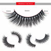 Picture of Veleasha 5D Faux Mink Lashes Handmade Luxurious Volume Fluffy Natural False Eyelashes 7 Pairs (Wing)