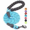 Picture of BAAPET 2/4/5/6 FT Dog Leash with Comfortable Padded Handle and Highly Reflective Threads for Small Medium and Large Dogs (5FT-1/3'', Blue)