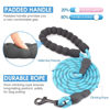 Picture of BAAPET 2/4/5/6 FT Dog Leash with Comfortable Padded Handle and Highly Reflective Threads for Small Medium and Large Dogs (5FT-1/3'', Blue)