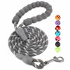 Picture of BAAPET 2/4/5/6 FT Dog Leash with Comfortable Padded Handle and Highly Reflective Threads for Small Medium and Large Dogs (5FT-1/3'', Black)