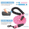 Picture of BAAPET 2/4/5/6 FT Dog Leash with Comfortable Padded Handle and Highly Reflective Threads for Small Medium and Large Dogs (5FT-1/3'', Pink)