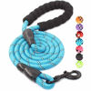 Picture of BAAPET 2/4/5/6 FT Dog Leash with Comfortable Padded Handle and Highly Reflective Threads for Small Medium and Large Dogs (5FT-1/2'', Blue)