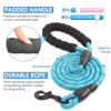 Picture of BAAPET 2/4/5/6 FT Dog Leash with Comfortable Padded Handle and Highly Reflective Threads for Small Medium and Large Dogs (5FT-1/2'', Blue)