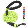 Picture of BAAPET 2/4/5/6 FT Dog Leash with Comfortable Padded Handle and Highly Reflective Threads for Small Medium and Large Dogs (5FT-1/3'', Green)