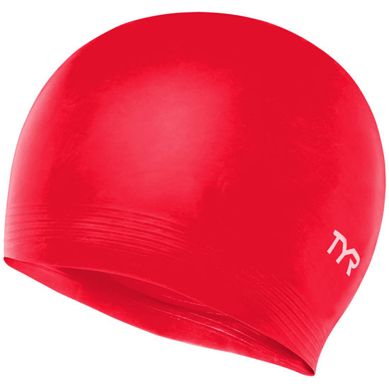 Picture of TYR Latex Swim Cap, Red