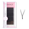 Picture of TDANCE YY Lash Extensions C Curl 0.07mm Thickness Volume Extension 4D Fans 10mm YY Lashes Long Lasting Easy Application Lashes Premade Fans Matte Black Lashes(YY, C-0.07,10mm)