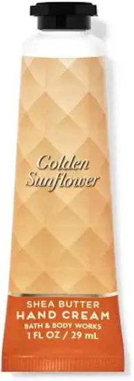 Picture of Bath & Body Works Golden Sunflower Shea Butter Travel Size Hand Cream 1oz (Golden Sunflower) 1 Fl Oz (Pack of 1)