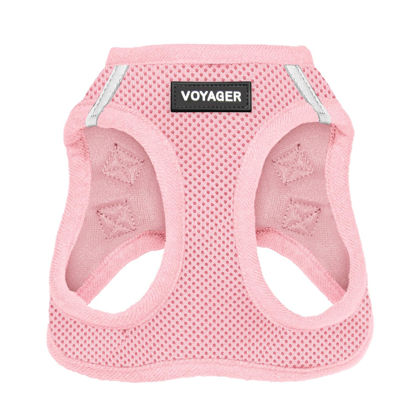 Picture of Voyager Step-in Air Dog Harness - All Weather Mesh Step in Vest Harness for Small and Medium Dogs and Cats by Best Pet Supplies - Harness (Pink), S (Chest: 14.5-16")