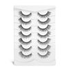 Picture of Onlyall Natural Eyelashes Mink False Eyelashes Natural Wispy Lashes Soft Clear Band Lashes Fluffy False Lashes 14MM A11