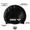 Picture of Arena Classic Unisex Recycled Silicone Swim Cap for Women and Men, Intensive Training and Racing Comfortable Long Hair Swimming Hat, Black/Multi