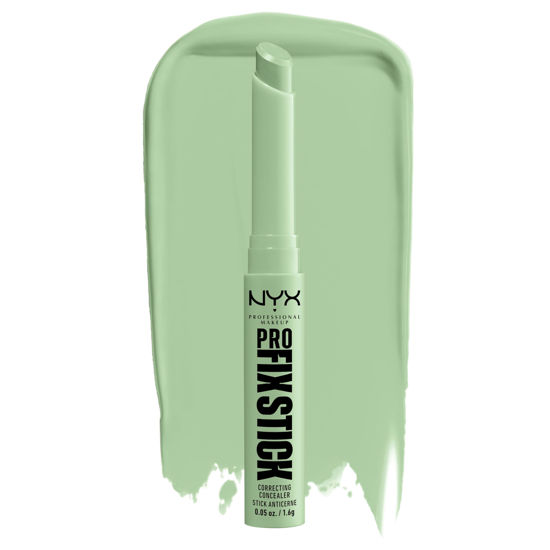 Picture of NYX PROFESSIONAL MAKEUP Pro Fix Stick Correcting Concealer, Buildable Medium Coverage Concealer Stick - Green