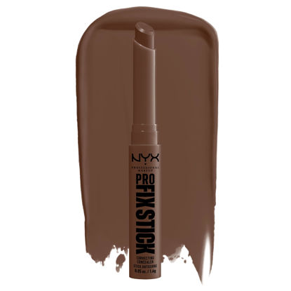 Picture of NYX PROFESSIONAL MAKEUP Pro Fix Stick Correcting Concealer, Buildable Medium Coverage Concealer Stick - Walnut