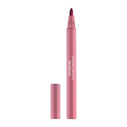 Picture of COVERGIRL Outlast, 20 Admire, Lipstain, Smooth Application, Precise Pen-Like Tip, Transfer-Proof, Satin Stained Finish, Vegan Formula, 0.06oz