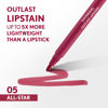 Picture of COVERGIRL Outlast, 05 All-Star, Lipstain, Smooth Application, Precise Pen-Like Tip, Transfer-Proof, Satin Stained Finish, Vegan Formula, 0.06oz