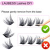 Picture of Lash Clusters 9-16mm Individual Lashes Wispy Cluster Lashes Mixed Length Reusable Eyelash Clusters DIY Eyelash Extension Individual Lash Extension Supplies (02-0.07C, 9-16mm)