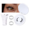 Picture of JIMIRE Natural Magnetic Eyelashes Wispy Magentic Lashes Reusable Clear Band Magnetic Eyelashes Kit with Applicator No Glue Needed Magnetic Lashes for All Day Comfort and Easy Wear and Remove