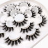 Picture of Veleasha 5D Faux Mink Lashes Handmade Luxurious Volume Fluffy Natural False Eyelashes 7 Pairs (City Girl)