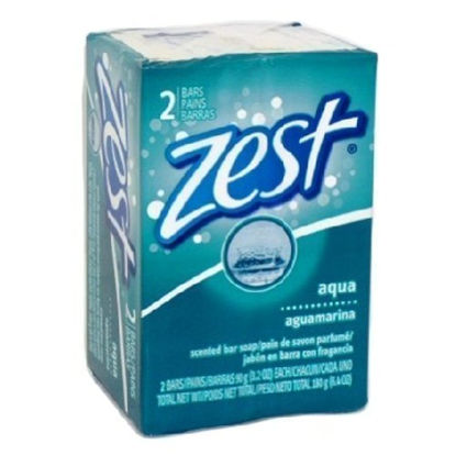 Picture of Zest Soap Aqua Refreshing Scent Made In Usa, 3.2 Oz (Pack of 2)