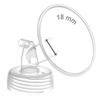 Picture of Maymom Pump Part Compatible with Spectra S1,S2 Spectra 9 Plus Breastpump; Incl Wide Mouth Flange (One flange-18mm Flange) Not Original Spectra Flange; Not Spectra Baby USA Parts