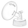 Picture of Maymom Pump Part Compatible with Spectra S1,S2 Spectra 9 Plus Breastpump; Incl Wide Mouth Flange (One flange-13mm Flange) Not Original Spectra Flange; Not Spectra Baby USA Parts