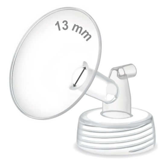 Picture of Maymom Pump Part Compatible with Spectra S1,S2 Spectra 9 Plus Breastpump; Incl Wide Mouth Flange (One flange-13mm Flange) Not Original Spectra Flange; Not Spectra Baby USA Parts