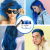 Picture of Temporary Hair Color Wax 4.23 oz-Instant Hairstyle Cream Hair Pomades Hairstyle Wax for Party Cosplay Easy Cleaning(1, Blue)