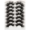 Picture of Pooplunch Faux Mink Lashes Fluffy 25MM False Eyelashes 7 Pairs Pack Dramatic 8D Volume Thick Long Fake Eye Lashes Multipack