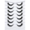 Picture of Pooplunch False Eyelashes Invisible Band Cat Eye Look Natural Wispy Lashes Extension Volume Fluffy Short Fake Eyelashes Faux Mink Lash Strips 7 Pairs Multipack