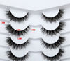 Picture of Pooplunch False Eyelashes Cat Eye Look Wispy Lashes Short Natural Fluffy Wispies 8D Fake Eyelash Faux Mink Lashes 7 Pairs Multipack