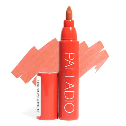 Picture of Palladio Lip Stain, Hydrating and Waterproof Formula, Matte Color Look, Longlasting All Day Wear Lip Color, Smudge Proof Natural Finish, Precise Chisel Tip Marker, Rose