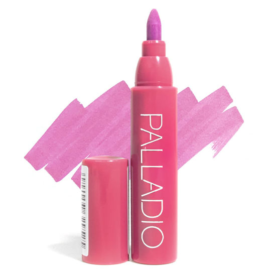 Picture of Palladio Lip Stain, Hydrating and Waterproof Formula, Matte Color Look, Longlasting All Day Wear Lip Color, Smudge Proof Natural Finish, Precise Chisel Tip Marker, Orchid