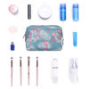 Picture of Narwey Small Makeup Bag for Purse Travel Makeup Pouch Mini Cosmetic Bag for Women (Flamingo, Small)