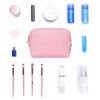 Picture of Narwey Small Makeup Bag for Purse Travel Makeup Pouch Mini Cosmetic Bag for Women (Pink, Small)