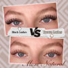 Picture of Brown Lash Clusters Wispy Eyelash Extensions Natural Look Individuals Lashes C Curl DIY Cluster Eyelashes 252 Pcs Left & Right Paired Dark Brown Cluster Lashes by Mavphnee