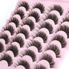 Picture of False Eyelashes Natural Look Fluffy Mink Lashes 12mm Short Wispy Lashes 5D Volume Strip Eye Lashes Pack by Kiromiro