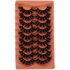 Picture of Mink Lashes Fluffy False Eyelashes 20mm Long Faux Mink Lashes Dramatic Curl Lashes that Look Like Lash Extension 9 Pairs Multipack