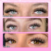 Picture of Focipeysa Fluffy 360pcs Lash Clusters 30P+40P+50P DIY Lash Extension Volume Thick Clusters Lashes D Curl Eyelash Extension 9-16mm Individual Lash for Self Application at Home