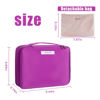 Picture of Queboom Travel Makeup Bag Cosmetic Bag Makeup Bag Toiletry bag for women and men (Deep purple)