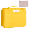 Picture of Queboom Travel Makeup Bag Cosmetic Bag Makeup Bag Toiletry bag for women and men (Yellow)