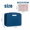 Picture of Queboom Travel Makeup Bag Cosmetic Bag Makeup Bag Toiletry bag for women and men (Navy blue)