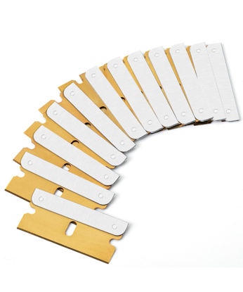 Picture of Bates Choise - Single Edge Razor Blades, 50 Pack, Gold, Razor Blades Single Edge, Straight Edge Razor Blade, Scraper Blades, Single Edge Blades, Single Edge Razor Blade