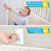 Picture of Outlet Covers Babepai 38-Pack White Child Proof Electrical Protector Safety Improved Baby Safety Plug Covers