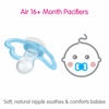 Picture of MAM Air Baby Pacifier, For Sensitive Skin, Sterilizer Case, 2 Pack, 16+ Months, Boy