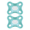 Picture of MAM Comfort Baby Pacifier, 100% Lightweight Silicone, Sterilizer Case, Unisex, 0-3 Months, 2 Count (Pack of 1)