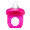 Picture of Boon Nursh Silicone Sippy Cup Lid - Convertible Transitional Sippy Spouts for Nursh Baby Bottles - Sippy Cup Lids for Babies - Baby Feeding Supplies - Ages 6 Months and Up - 3 Count