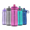 Picture of Pogo BPA-Free Tritan Plastic Water Bottle with Soft Straw Lid, 18 Oz, Fuchsia