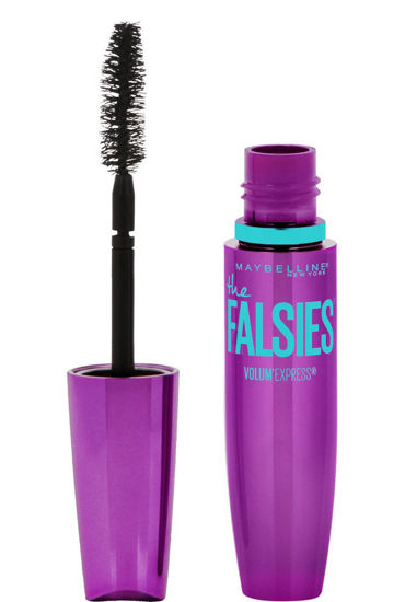 Picture of Maybelline Volum' Express The Falsies Washable Fiber Mascara, Volumizing and Separating Make Up Formula, Brownish Black, 1 Count