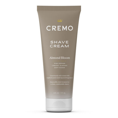 Picture of Cremo Almond Bloom Moisturizing Shave Cream, Astonishingly Superior Ultra-Slick Shaving Cream for Women Fights Nicks, Cuts and Razor Burn, 6 Fl Oz